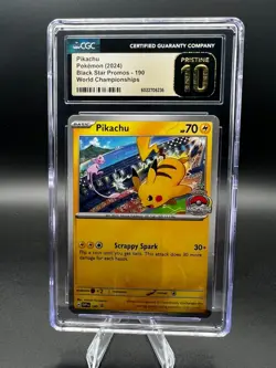 Pikachu 190 Sv: Scarlet & Violet Promo Cards Regular - CGC Pristine 10 - Image 1