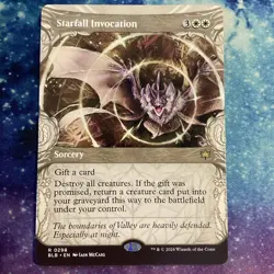 Starfall Invocation - #298 - Showcase - Rare - Magic MTG - Bloomburrow BLB - Image 1