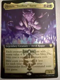 Henzie “Toolbox” Torre (Extended Art Foil) - Commander: New Capenna (Mythic) MTG - Image 1