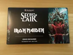 SEALED Iron Maiden: Eddie Unchained [Secret Lair] rainbow FOIL MTG - Image 1