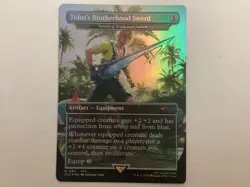 MTG SLD TIDUS’S BROTHERHOOD SWORD Foil NM (3032) Graded Power - Image 1