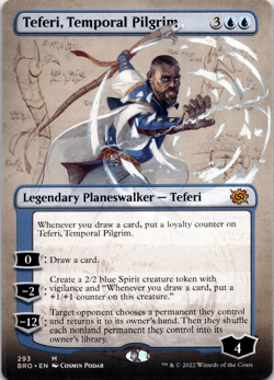 Teferi, Temporal Pilgrim Borderless NM MTG - Image 1