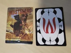 Wasteland HALO FOIL, An Encyclopedia of Magic Secret Lair, MTG - Image 1