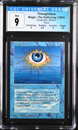 THOUGHTLACE Collectors Ed Rare CGC 9 Q++ MTG [Nostalgium] - Image 1