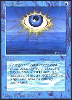 1x Thoughtlace Light Play, English Collectors' Edition - International MTG Magic - Image 1