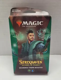 Magic the Gathering : Strixhaven School of Mages Quandrix theme Booster - Image 1