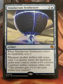 Simulacrum Synthesizer | MTG Outlaws of Thunder Junction: The Vault | Mythic - Image 1