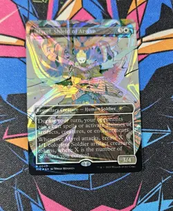 Myrel, Shield of Argive NM Halo Foil MTG Secret Lair Countdown Unplayed Magic 2 - Image 1