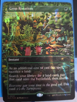 Crop Rotation HALO FOIL Secret Lair Encyclopedia Magic The Gathering - Image 1