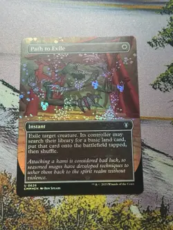 Path to Exile (Borderless Alternate Art) [Commander Masters] Foil Near Mint - Image 3