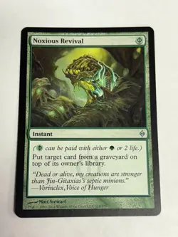 1x Noxious Revival - New Phyrexia - NM - MTG Free Shipping! - Image 1