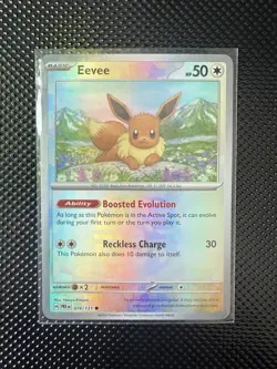 Pokemon TCG Eevee (Master Ball Pattern) 74/131 SV: Prismatic Evolutions NM - Image 1