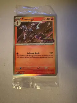 (PD 542) Pokemon Phantasmal Flames PRERELEASE STAFF PROMO SET SEALED - Image 1