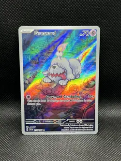 Greavard 214/198 ILLUSTRATION RARE HOLO Scarlet & Violet Base Set IR Pokemon TCG - Image 1