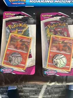 sealed pokemon lot fusion strike blister packs,2021 mystery packs and more - Image 5