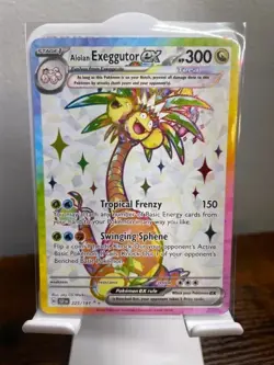 Pokemon TCG Alolan Exeggutor EX 225/191SV08: Surging Sparks Holo Ultra Rare - Image 1
