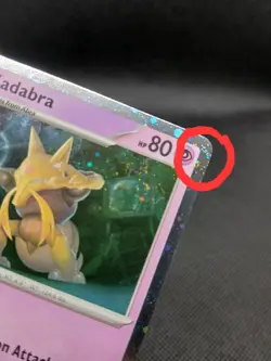 Pokemon Tcg Kadabra 064/165 Cosmo Holo Promo 3 Swirls Mint Condition - Image 5