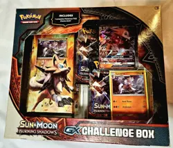 Sun & Moon Lycanroc GX Challenge Box Burning Shadows SM03 Pokemon TCG (UNOPENED) - Image 1