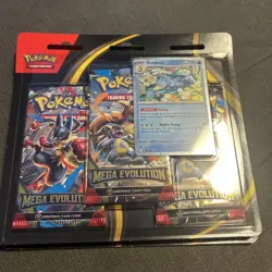 Pokemon TCG - Mega Evolution Triple Blister Pack - Golduck (Brand New/Sealed) - Image 1