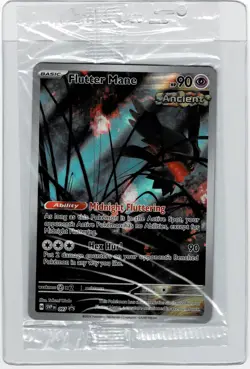 Pokemon Flutter Mane SVP 097 Temporal Forces ETB Holo Black Star Promo Sealed - Image 1