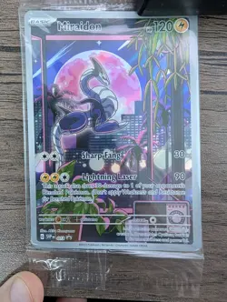 Miraidon svp013 Pokemon Scarlet & Violet Promo Full Art Holo Sealed - Image 4