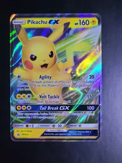 2019 Pokemon SM Black Star Pikachu GX Holo Promo #SM232 - Sun & Moon - NM - Image 1