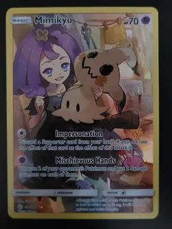 Mimikyu 245/236 Alt Art Secret Rare Pokemon Sun & Moon Cosmic Eclipse - NM - Image 2