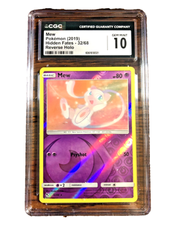 Mew Reverse Holo Rare #32 - CGC GEM MINT 10 - 2019 SM Hidden Fates - Pokemon TCG - Image 1