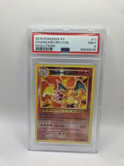 2016 Pokemon XY Charizard Rev Foil Evolutions - PSA 9 - Mint - Image 1