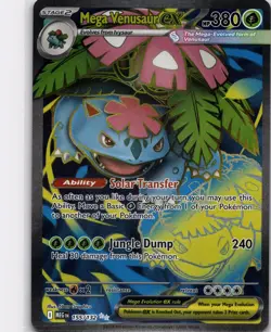Mega Venusaur ex - Ultra Rare ME01: Mega Evolution 155/132 NM Pokemon - Image 1