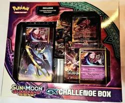 Pokemon TCG Sun & Moon Lunala GX Challenge Box Guardians Rising SM02 (UNOPENED) - Image 1