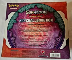 Pokemon TCG Sun & Moon Lunala GX Challenge Box Guardians Rising SM02 (UNOPENED) - Image 2