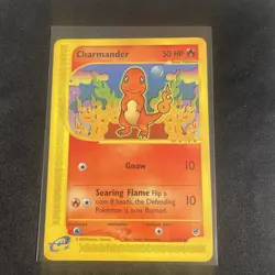 Pokemon TCG Charmander 98/165 Expedition Base Set E-Reader - LP - Image 1