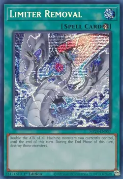 Yugioh! Limiter Removal - MP24-EN057 - Prismatic Secret Rare - Alternate Art - 1 - Image 1