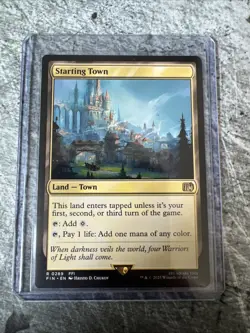Starting Town Regular Card Final Fantasy Magic: The Gathering NM Condition - Image 1
