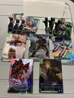Gundam Card Game Lot Starters 1-4 With Extra WoA Starter, Promos, Sleeves - Image 2