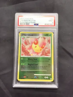 Pokemon Cards: Diamond and Pearl Reverse Holo: Cherrim 45/130 PSA 9 - Image 1
