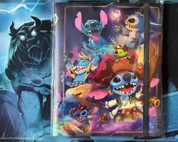 Lorcana Stitch Collectors Binder. Holds 252 Cards New Azurite Seas DDcards🇨🇦 - Image 1