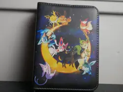 Eevee Pokemon Trading Card Binder Holder Case Album Book 50 Sheets TCG 400-Slot - Image 1