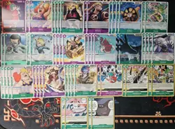 One Piece TCG OP10 - Green/Purple DonQuixote Doflamingo Deck + 50 Extra Cards - Image 2