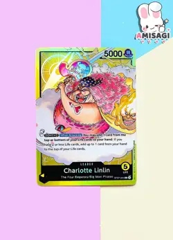 One Piece Card Game - Charlotte Linlin ST07-001 Leader Englisch Foil Karte TCG - Image 1