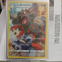 Hisuian Arcanine TG08/TG30 Lost Origin Full Art Ultra Rare Holo Pokemon Card NM - Image 1