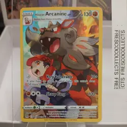 Hisuian Arcanine TG08/TG30 Lost Origin Full Art Ultra Rare Holo Pokemon Card NM - Image 2