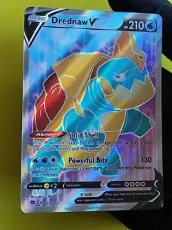 Drednaw V 069/073 - Champion's Path - Ultra Rare Holo Pokemon Card Near Mint - Image 1