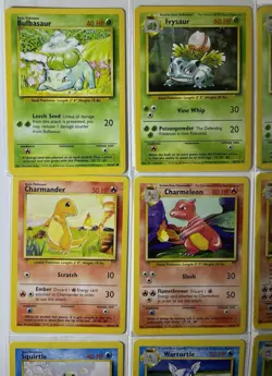 1999 Pokemon Base Set Bundle Trio Charizard Blastoise Venusaur WOTC Cards TCG - Image 2