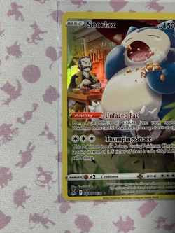Snorlax TG10/TG30 Lost Origin Trainer Gallery Holo LP Pokemon TCG Card - Image 2