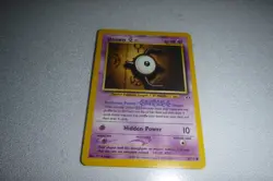 Pokemon TCG Neo Discovery Card Unlimited Non-Holo Unown E 67/75 - Image 1