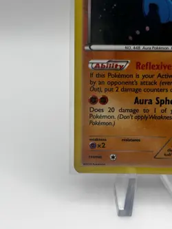 Lucario Legendary Treasures Holo Rare Card 80/113 NM - Image 4