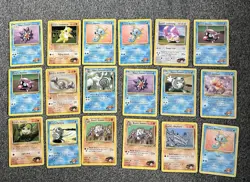 Pokemon Cards Gym Heroes x 18 Job Lot Bundle WOTC - Image 1