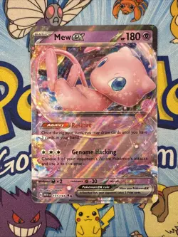 Pokemon TCG Mew EX 151/165 Double Rare Holo Card NM Condition - Image 1